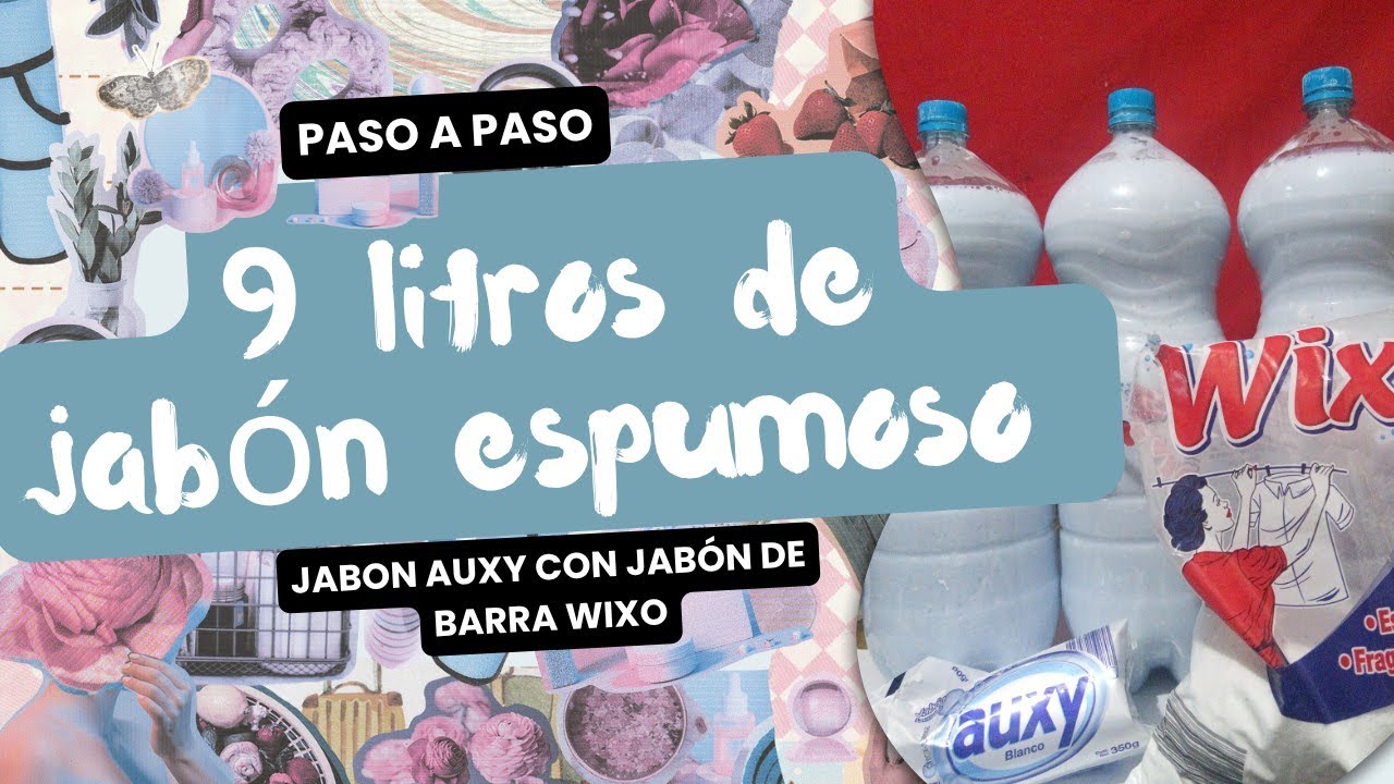 9 litros de jabón espumoso más arreglo de jabón separado #limpieza #lifestyle #fyp #love #foryou 
