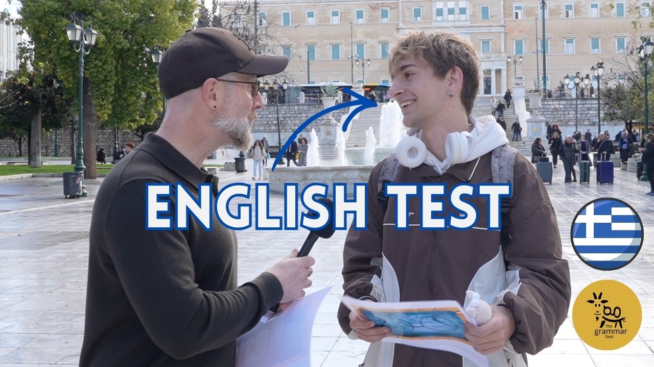 I tested English on the streets of Athens. I was shocked! 🇬🇷