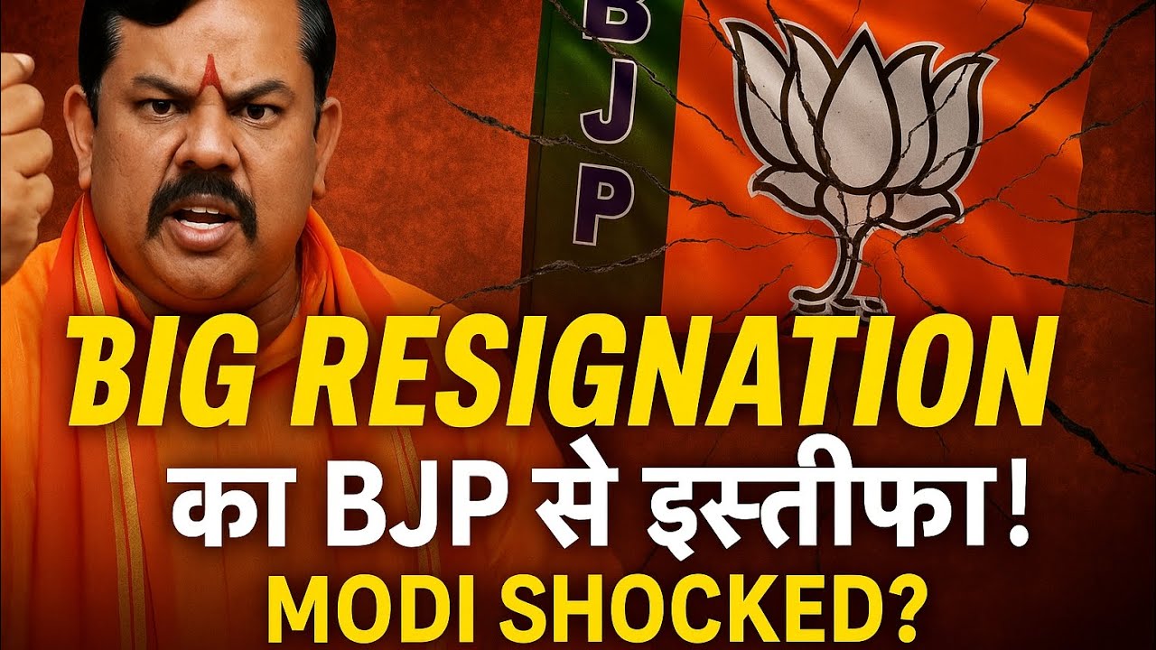 BIG BJP SHOCK! राजा सिंह का EXIT | Why Did T Raja Singh Resign? Full Controversy Explained |