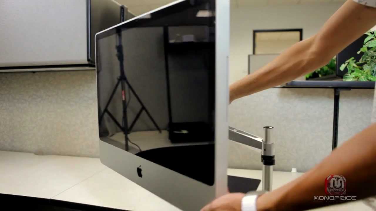 Monoprice How To: iMac Desk Mount Full Motion Arm