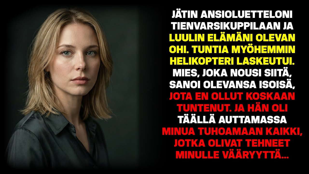 Rikas isoisäni löysi CV:ni ravintolasta – hän investoi samana iltana ja sitten…