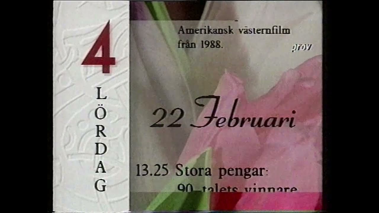 TV4 Avslutning 1992-02-21