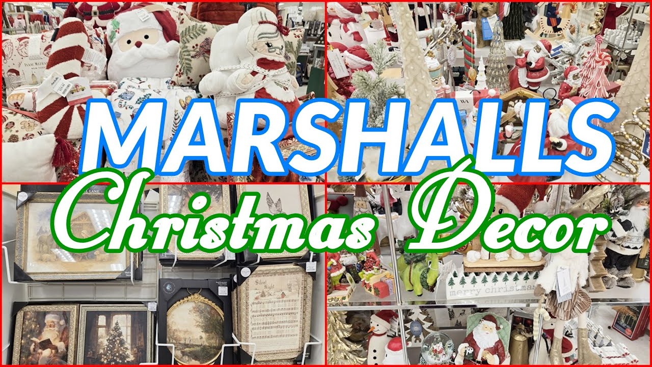 MARSHALLS CHRISTMAS 2025 DECOR NEW FINDS ARRIVALS WITH ME