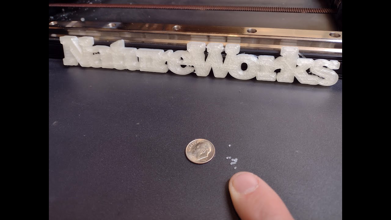 3D printing with PLA micro-pellets