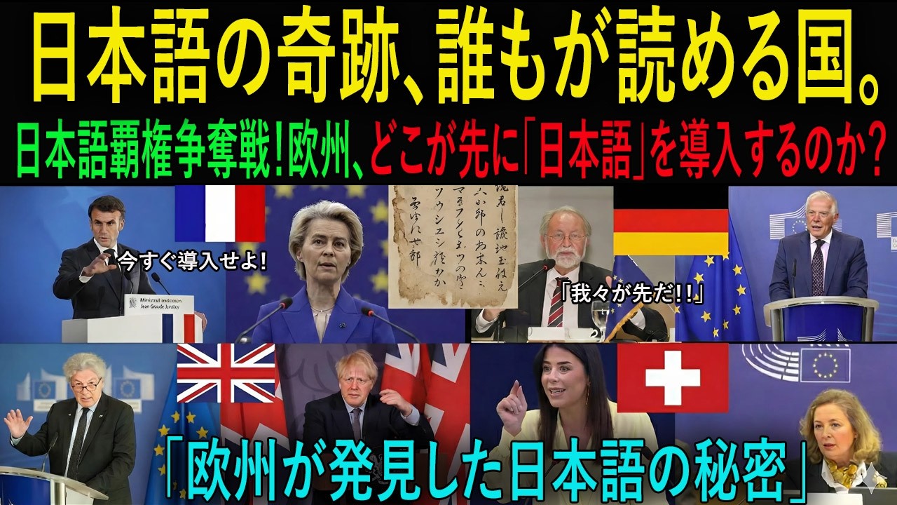 【海外の反応】「日本語は人類の宝」驚異的な識字率の信じられない真実！日本語と「これ」が発見され、世界中で日本ブームに！