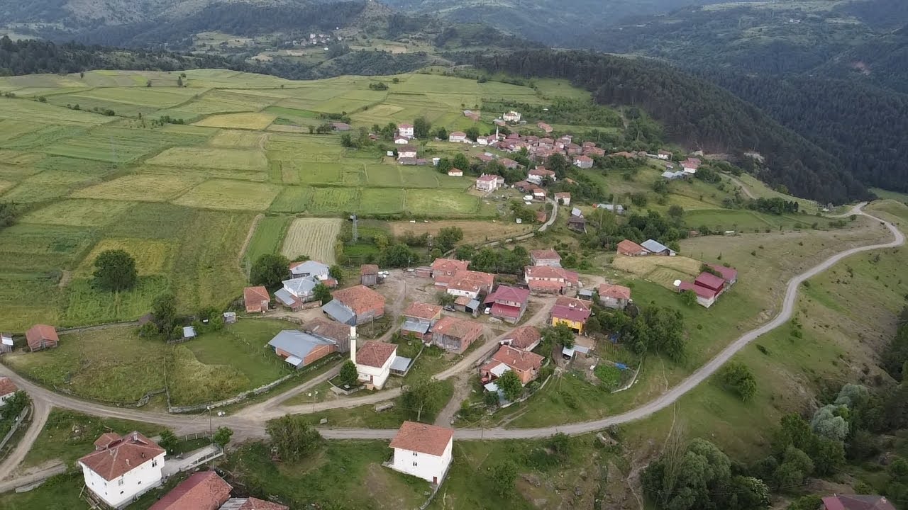 belkavak köyü dronla çekim