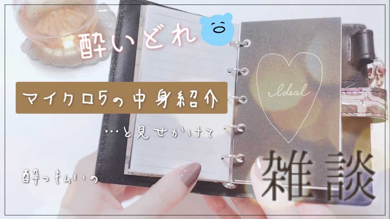【ほとんど雑談】＼酔いどれ／マイクロ５中身紹介.+*°
