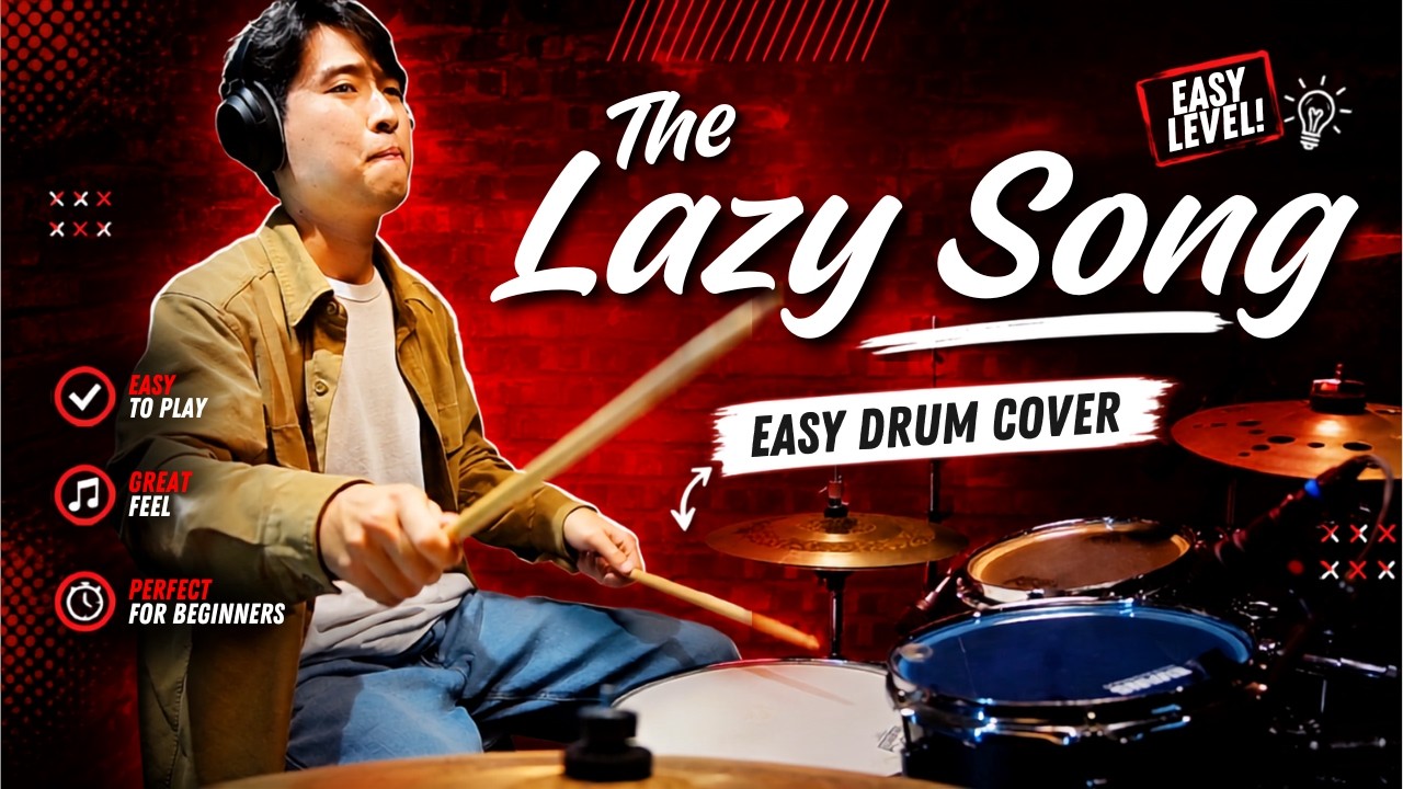 The Lazy Song - Bruno Mars | Drum Cover by TanKa