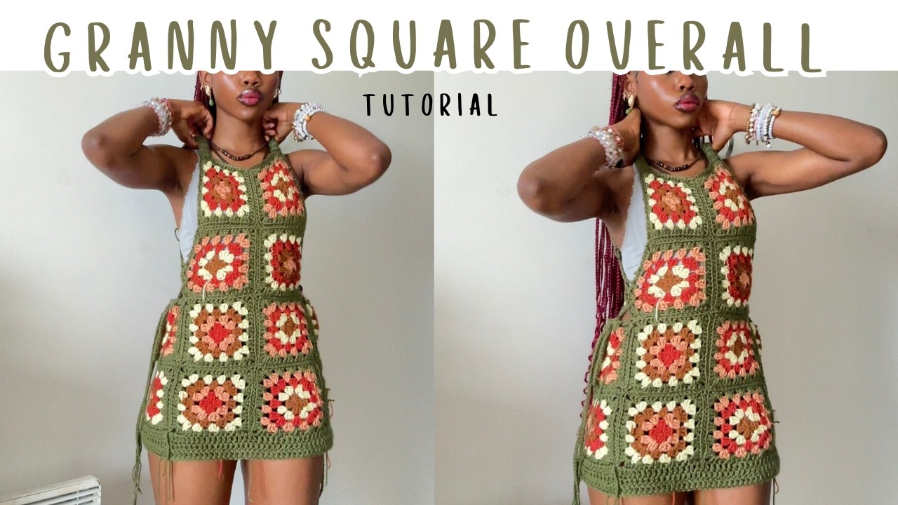 Урок по вязанию крючком комбинезона | Подходит для начинающих