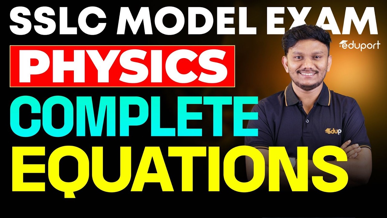 SSLC Physics Complete Equations | Eduport
