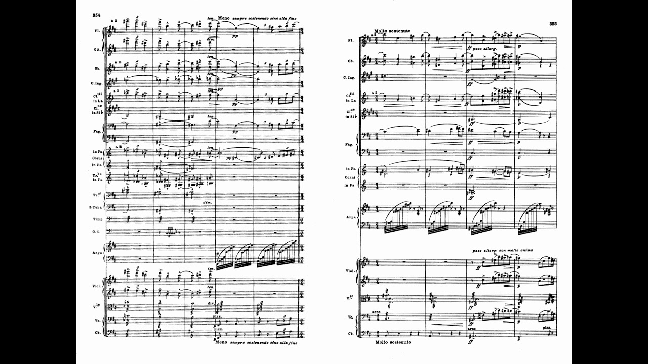 Puccini: Manon Lescaut - Intermezzo to Act III (with Score)