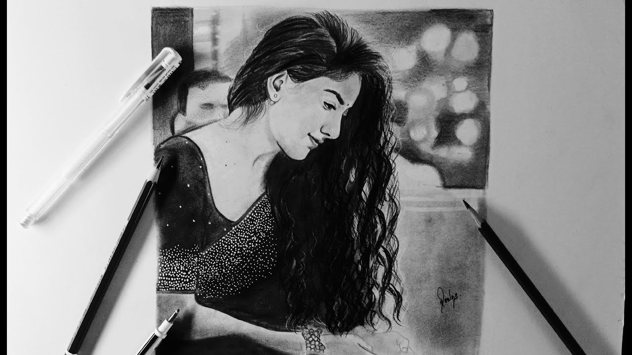 Sai pallavi drawing /pencil art / Nivi's Art Gallery