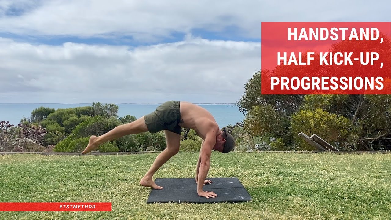 Handstand, Half Kick-up, Progressions