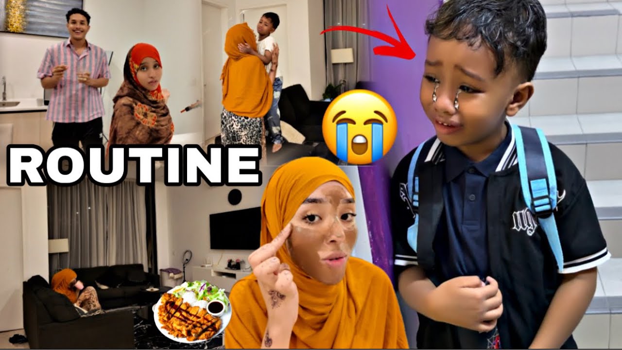 ROUTINE KEYGA HABEENKI XASUUS RAMADAAN IYO ASIM SCHOOL KA LAGEEYAY WUU OOYAY..😭