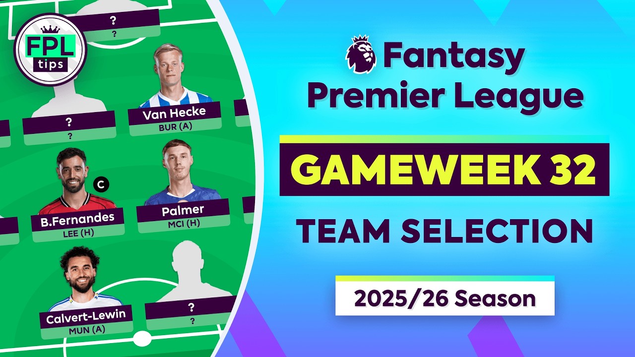 FPL GW32: ВЫБОР КОМАНДЫ | Время для вайлдкарда? | 32-й тур | Советы по Fantasy Premier League 202...