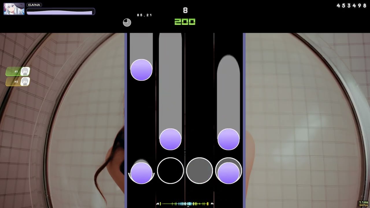 You play Osu!Mania but you're an Introvert