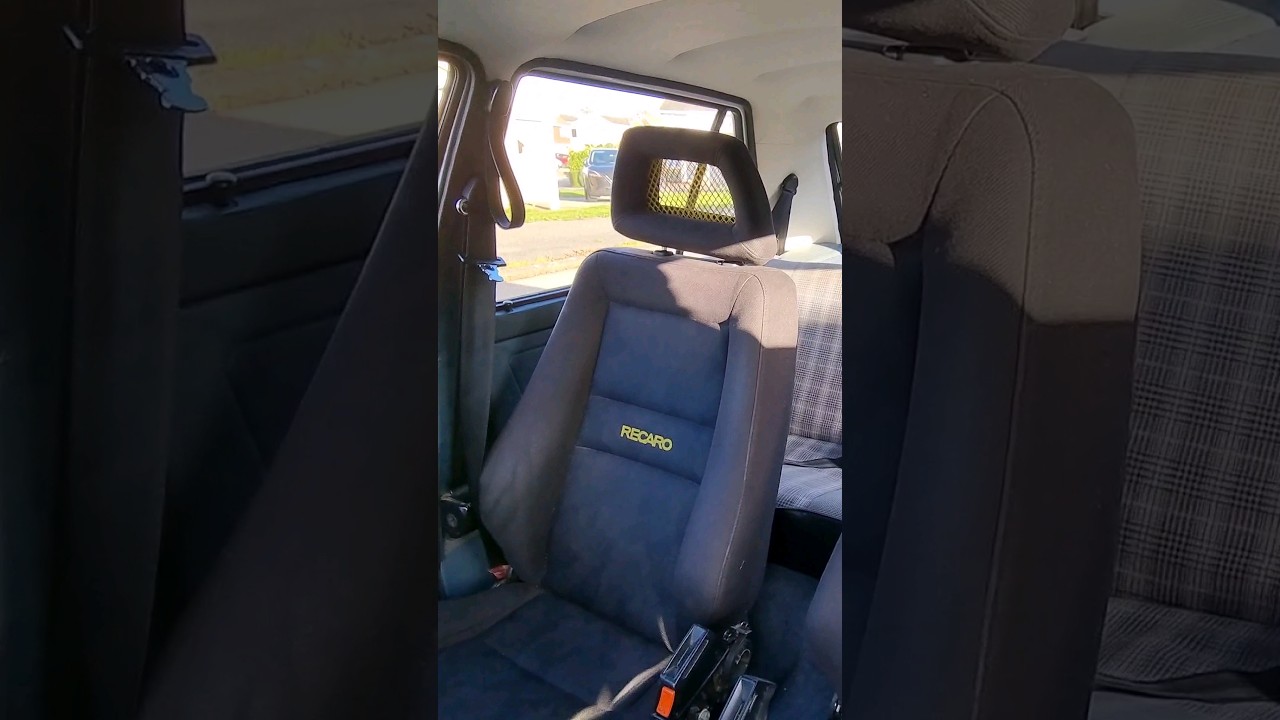 Mk1 golf recaro install#shorts #mk1 #mk1golf #recaro #classicvw #mk1gti #downnoutmotors #recaroseats