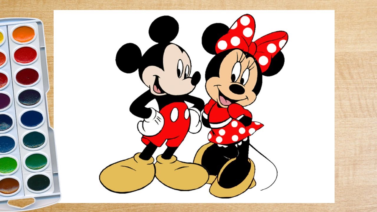 how to draw mickey mouse / mickey mouse simple drawing