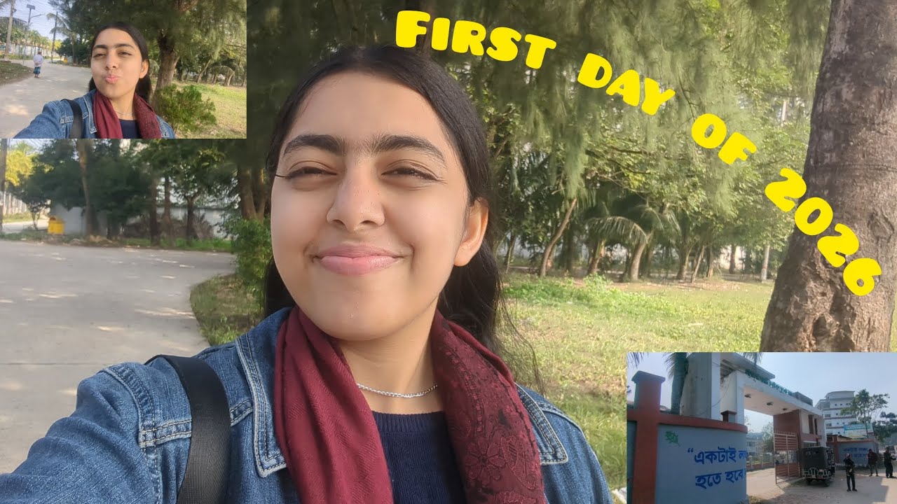 First day of 2026 as a university student ✨🌷 .... Gopalgonj Science and Technology University GSTU 