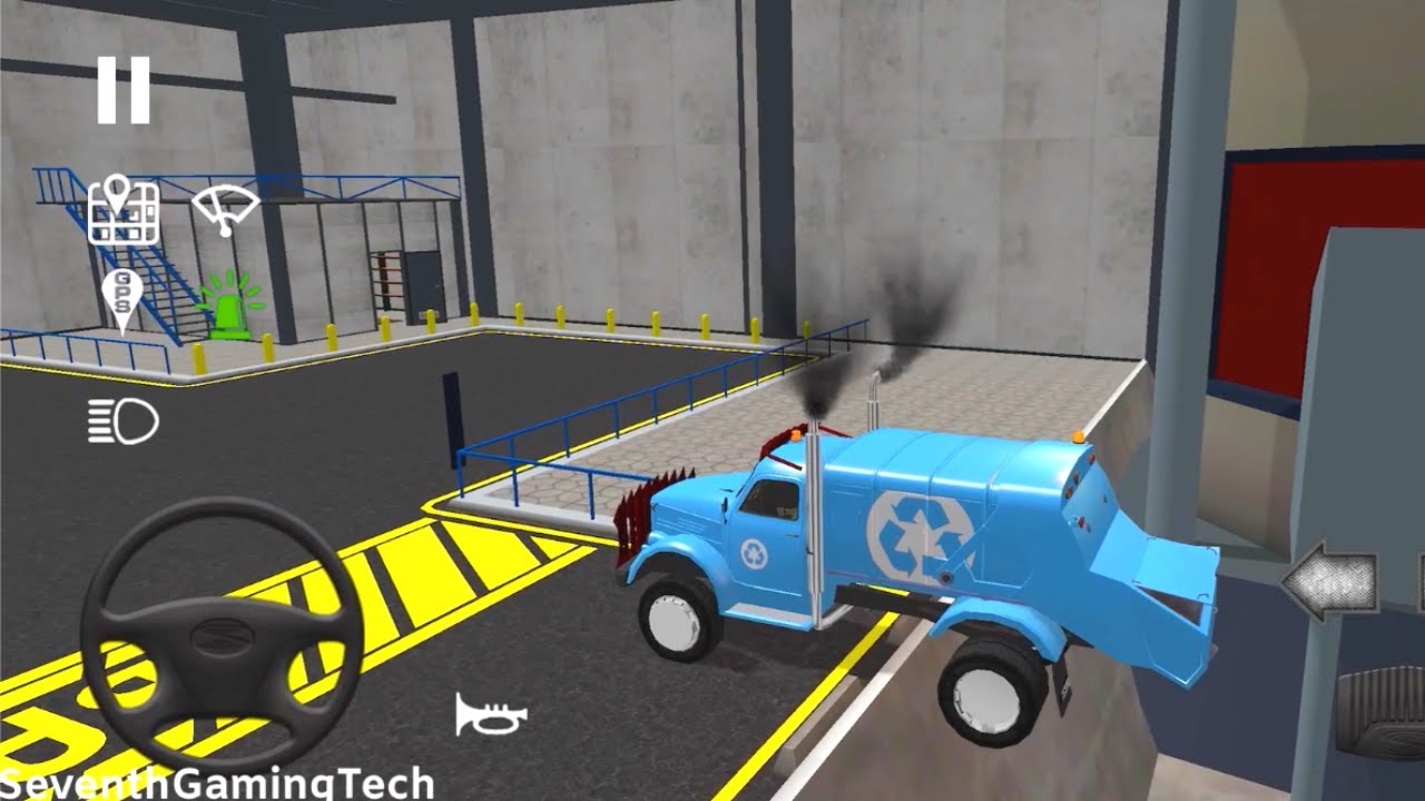 GAZOON Truck Waste Management 🚛♻️🚛 Trash Truck Simulator Gameplay (Android, iOS) FHD