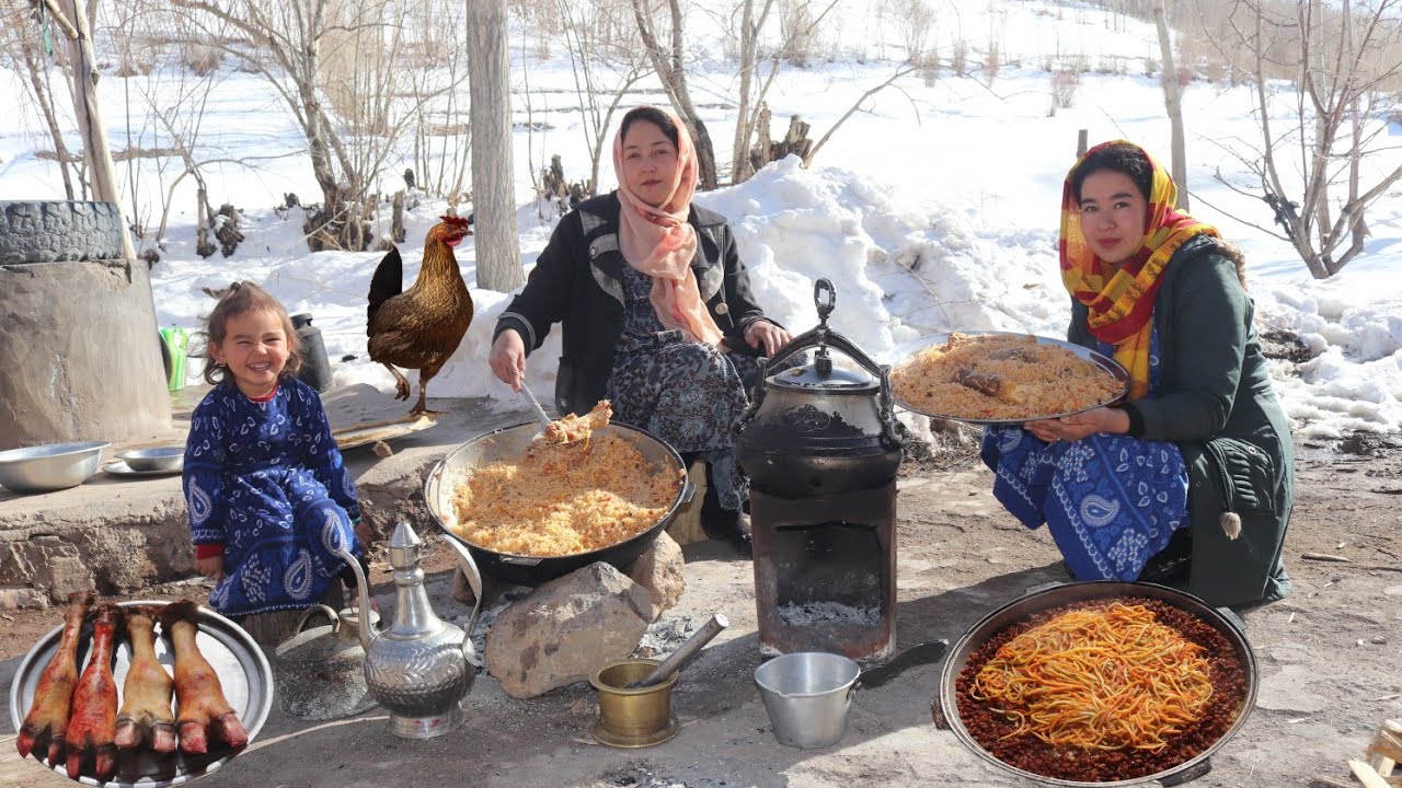 Organic Afghan Mountain Village Life in Afghanistan | Most Peaceful & Relaxation Village Life
