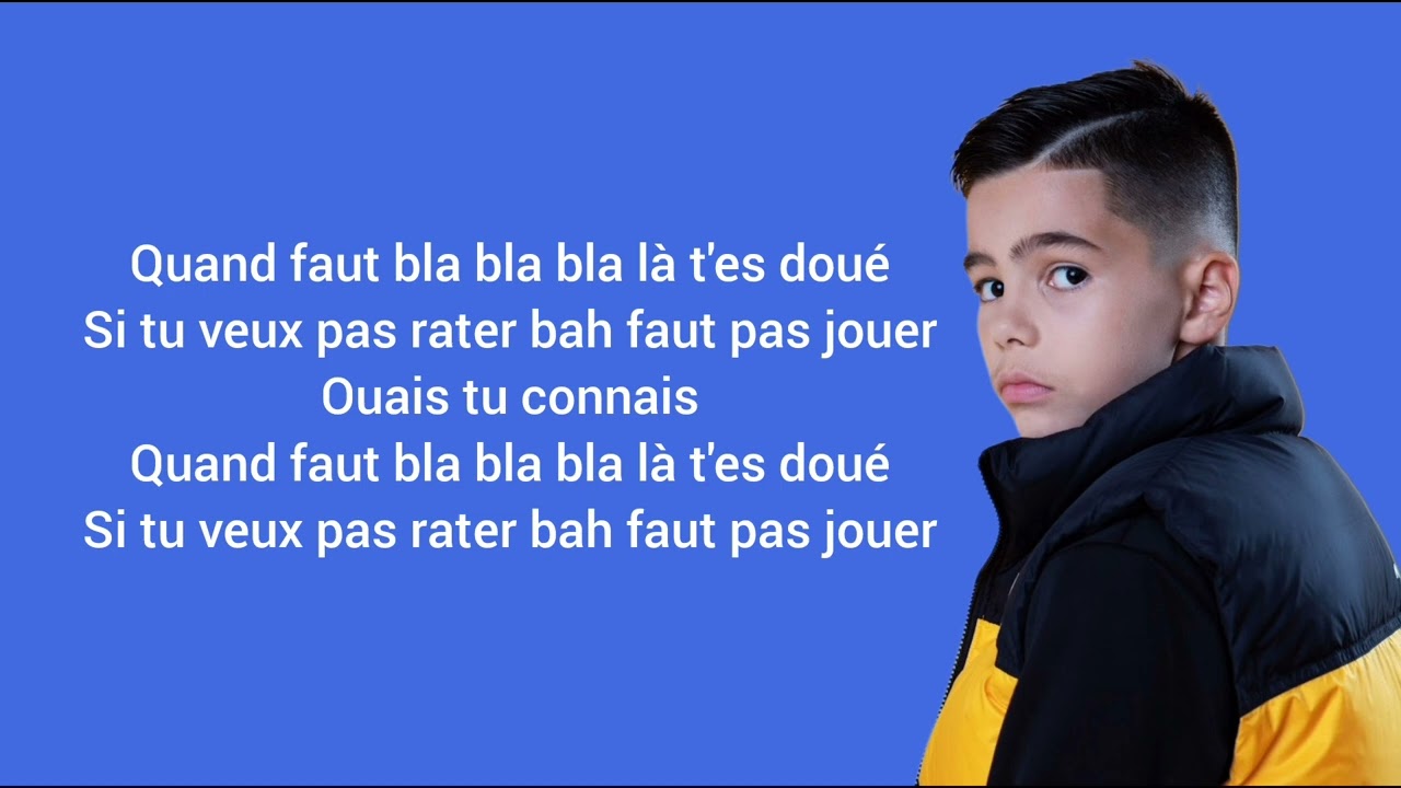 MANNS BLABLA  PAROLES/LYRICS