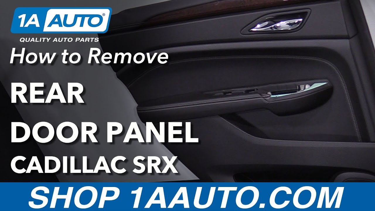 How to Remove Rear Door Panel 10-16 Cadillac SRX