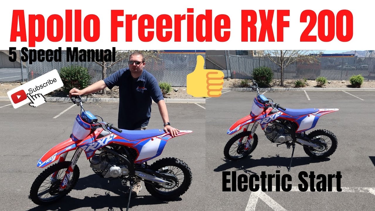 Apollo Freeride RXF 200 Dirt Bike Review in Red