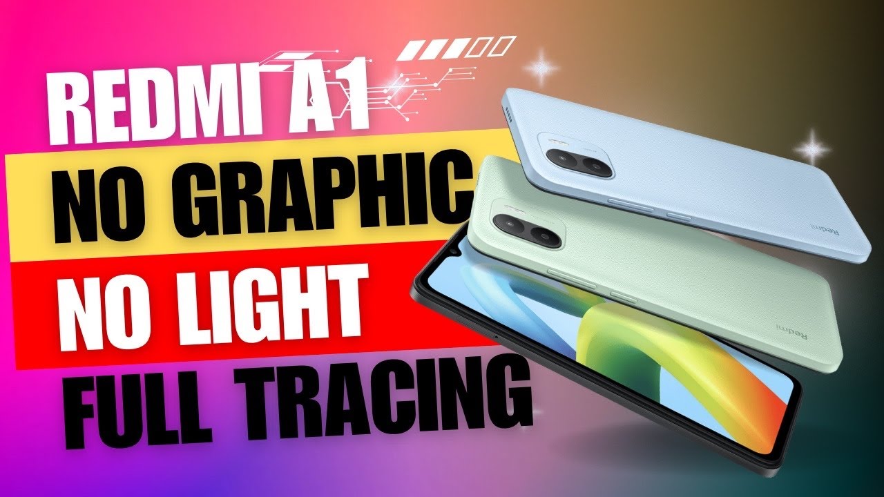 Redmi A1 No Graphics No Light Solution | Mi A1 Black Screen Problem Fix
