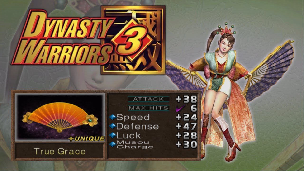 Xiao Qiao - 4th Weapon | Dynasty Warriors 3 (4K, 60fps)