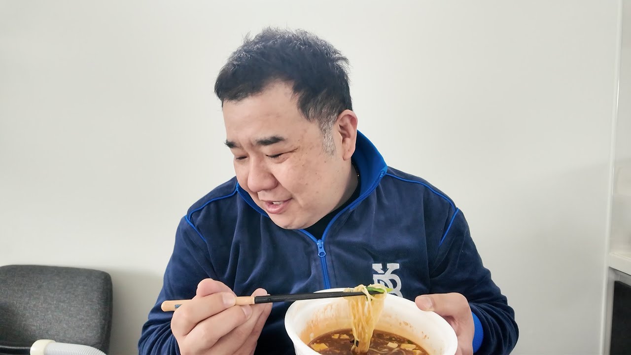 ラーメン紹介していたら息子・ぴーくんが…