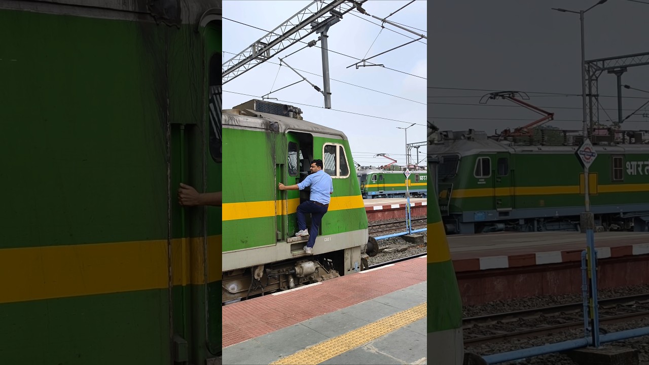 Assistant Loco Pilot Taking His Duty #shorts