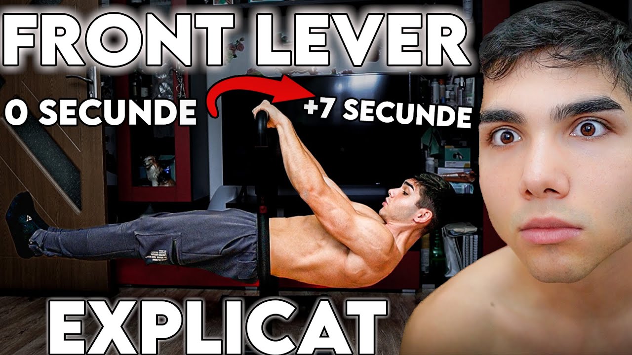 CUM SA FACI FRONT LEVER USOR I EXERCITIU CALISTHENICS (Explicat in Detaliu + Mici Secrete)