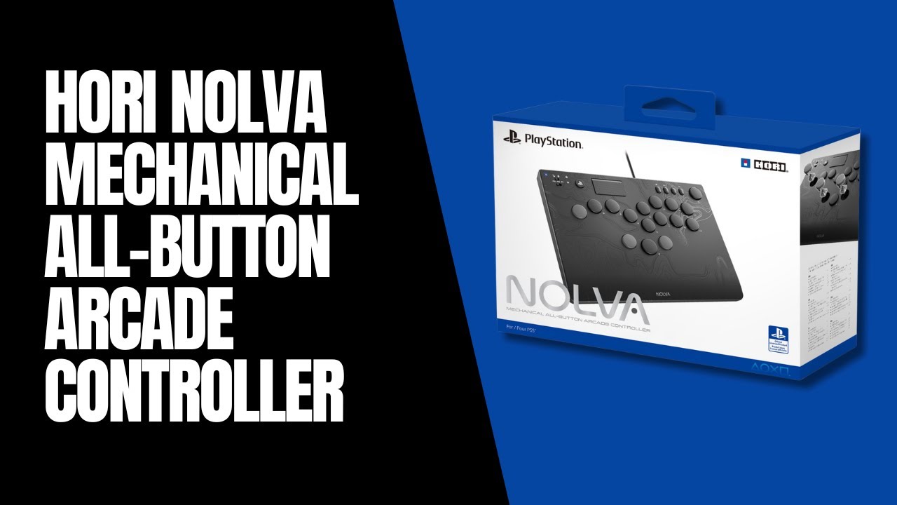 HORI NOLVA Mechanical All-Button Arcade Controller - unboxing i prezentacja