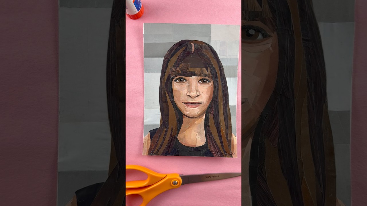 Cece Parekh (Hannah Simone) - New Girl inspired collage made entirely from magazine cutouts