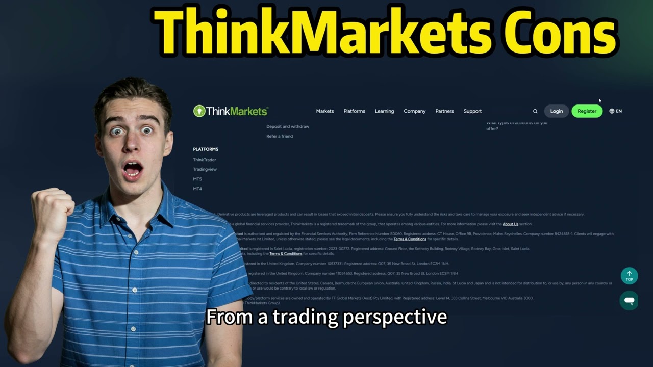 ThinkMarkets Review & Details of Forex Broker