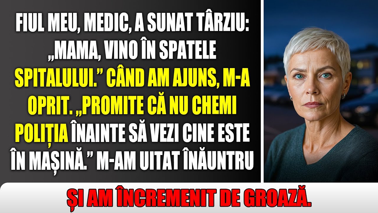 „Nu chema poliția”, a zis fiul meu. Când am privit în mașină, nu mi-am crezut ochii.