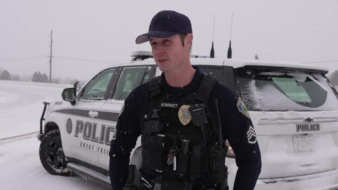 Wintry weather leads to collisions and slide-offs across Great Falls