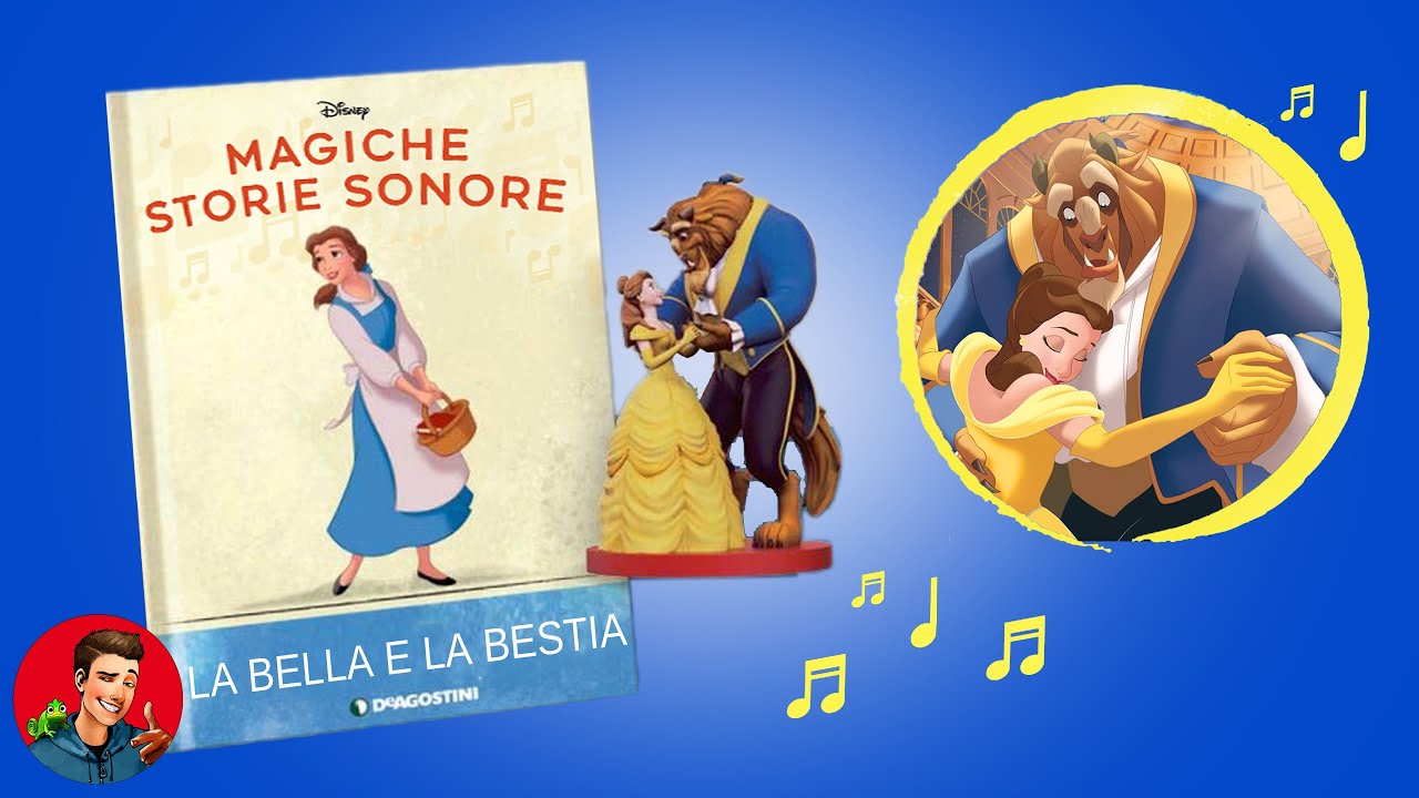 Magiche Storie Sonore Disney # 12 - La Bella e la Bestia ( De Agostini ) Beauty and the Beast