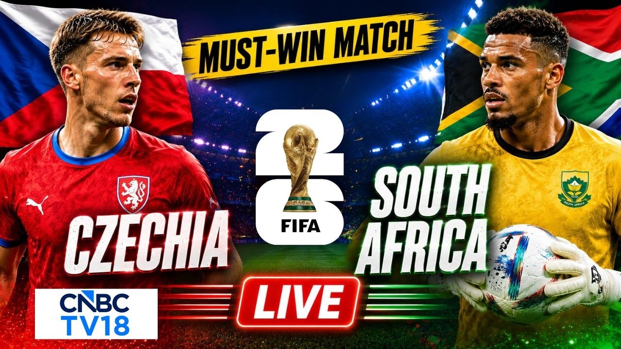 🔴South Africa Vs Czechia LIVE: FIFA World Cup 2026 Must-Win Match | Czech Republic vs Africa | N18G