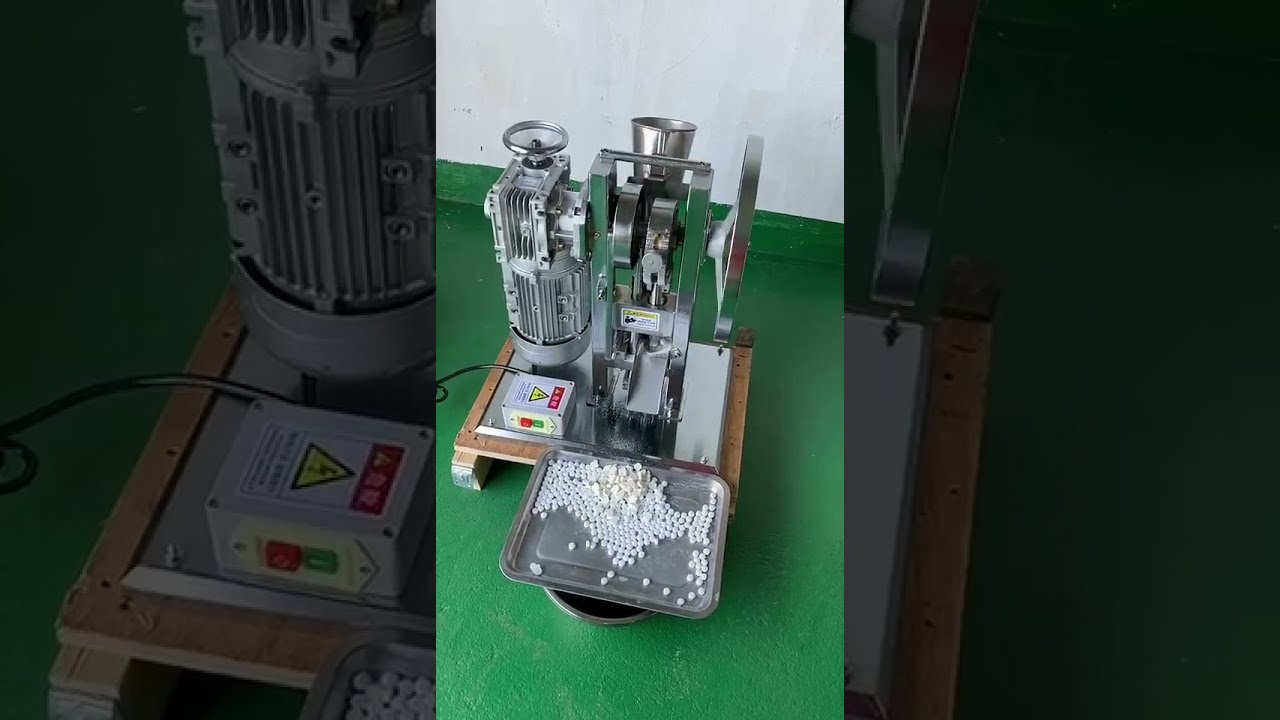 Single punch tablet making machine