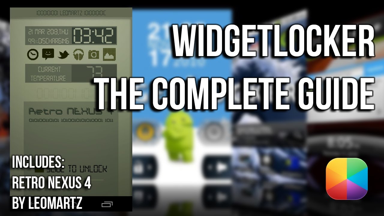 Widgetlocker - The Complete Guide & Retro Lockscreen Tutorial