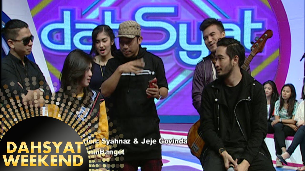 Jeje Govinda & Syahnaz Lucu Di Kasih Pertanyaan [Dahsyat] [14 Mar 2016]