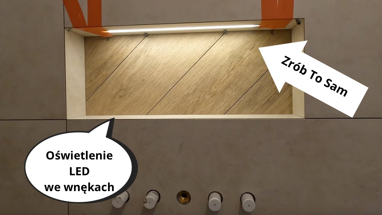 Jak wykonać szczelne oświetlenie LED we wnękach z płytek - remont4you