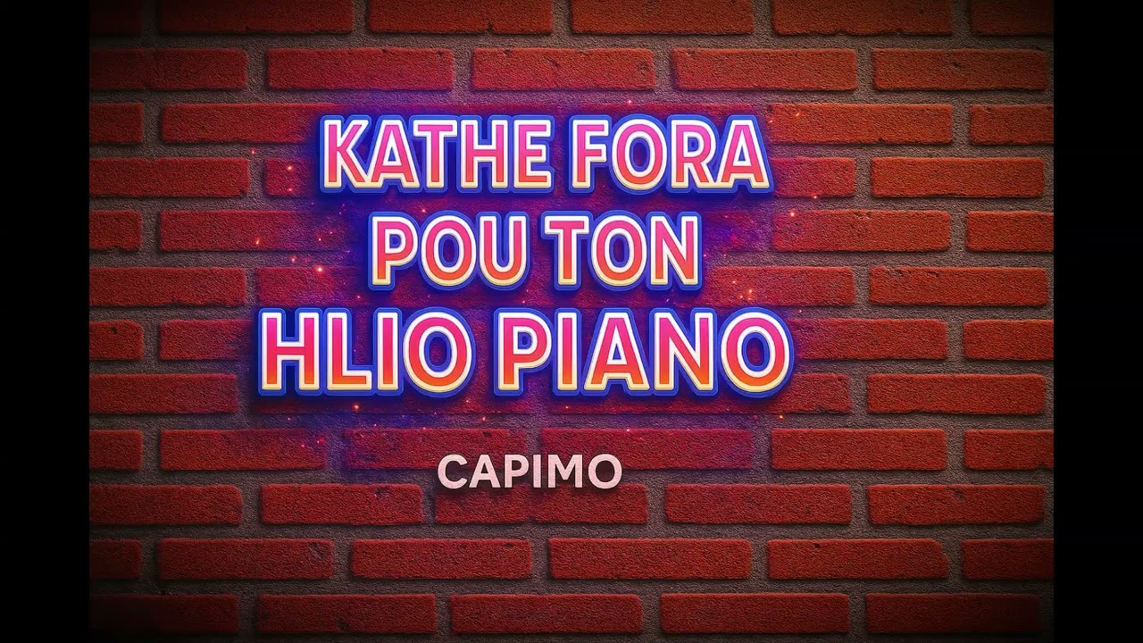 KATHE FORA POU TON HLIO PIANO - XRS X Night Grind X RICTA (Remix by Capimo)