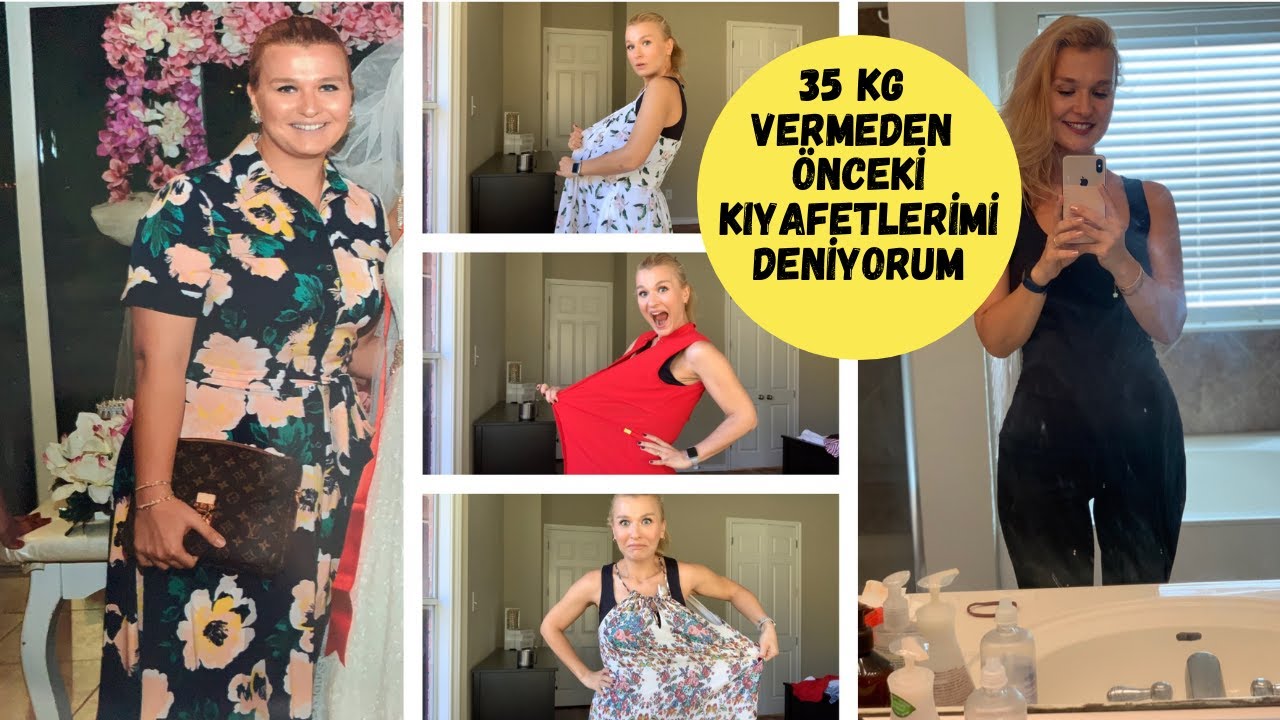 ❗35 KİLO VERMEDEN ÖNCEKİ TÜM KIYAFETLERİMİ DENİYORUM 🥳 ❗BİRLİKTE BİRAZ EĞLENELİM Mİ? 😊