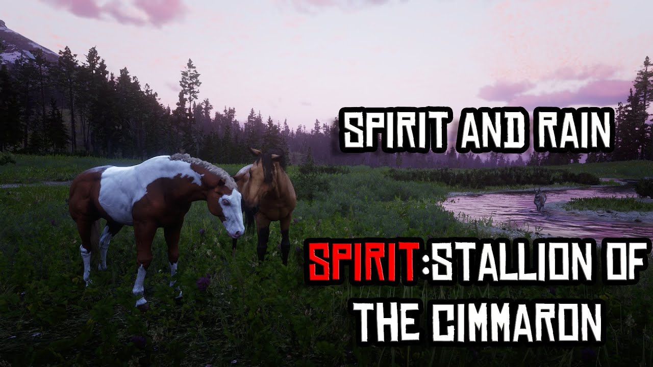 Spirit and Rain||Spirit:Stallion of the Cimmaron Movie in Red Dead Redemption 2