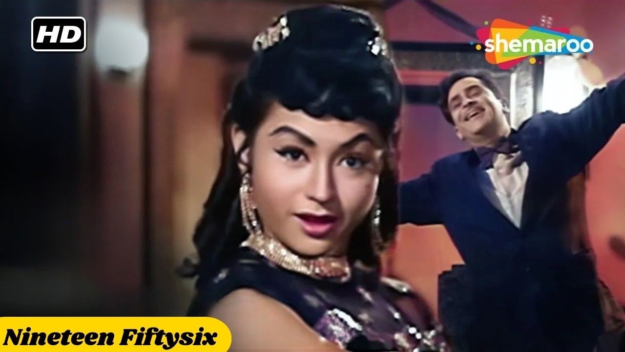 Nineteen Fiftysix Nineteen Fiftyseven (HD) - Raj Kapoor, Helen | Lata, Manna Dey | Anari (1959)