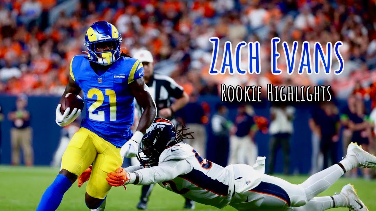 Zach Evans Rookie Highlights 🐏