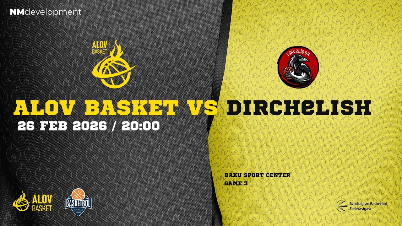 🔴 LIVE | HBL 2026 | GROUP A GAME | TOUR 3 | ALOV BASKET VS DIRCHELISH | 26.02.2026 🏀🔥